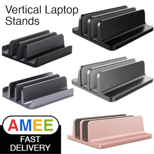 Vertical Laptop stand laptop holder vertical Adjustable Double Vertical Laptop Stand Laptop