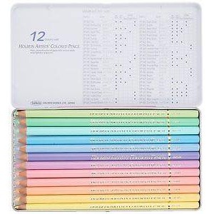 Holbein好賓專家油性色鉛筆12色