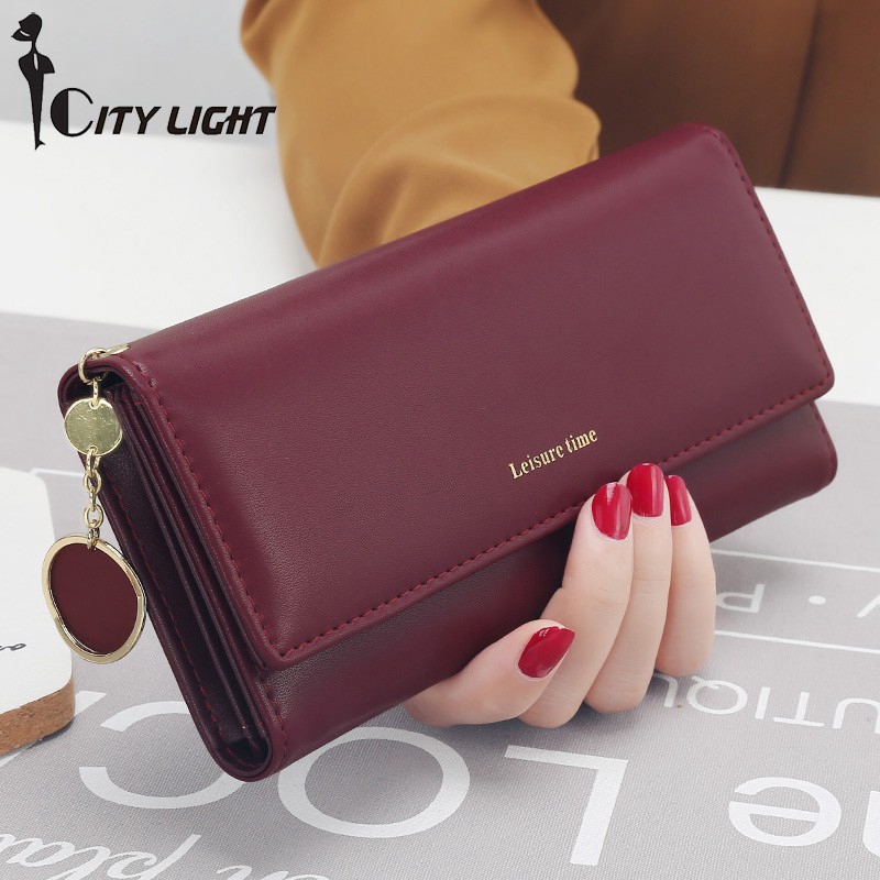 Fashion Women Wallets Long Multi-functional wallet Purse Fresh Female  Card Holder