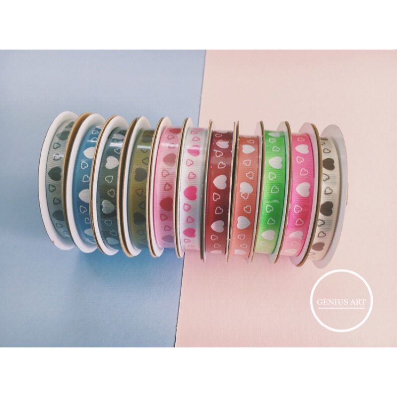 精緻愛心緞帶產品圖片