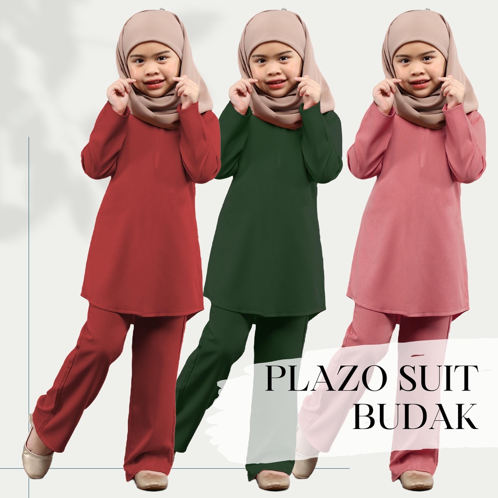 plazo suit kids baju muslimah kids raya 2022 plazo suits set for #raya2022