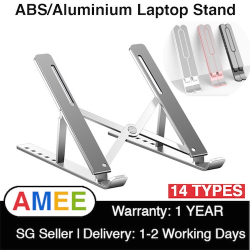 Height Adjustable Foldable ABS / Aluminium Laptop Stand Notebook Stand Laptop Cooler