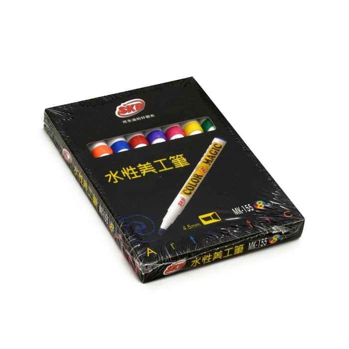 SKB MK-155 細字水性美工筆 8色組