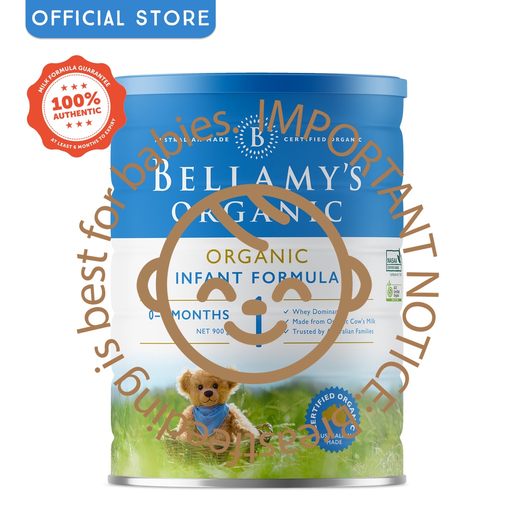 Bellamy's Organic Step 1 Infant Formula 900g
