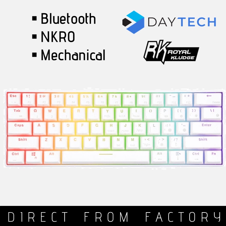 RK61 60% Mechanical Gaming Keyboard Royal Kludge Wireless Bluetooth RK71 RK84 RK68 RK100 RK92 RK96