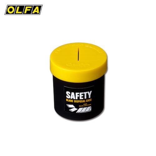 日本 OLFA DC-1 刀片安全處置盒 經典圓型外觀圖
