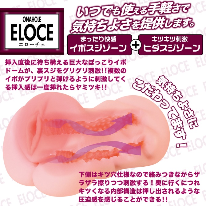 日本Teppen ELOCE 咖啡廳女孩 二穴構造 日本進口 Teppen ELOCE【エローチェ】