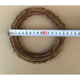 (原色)○圓形藤圈15cm(1組2入)