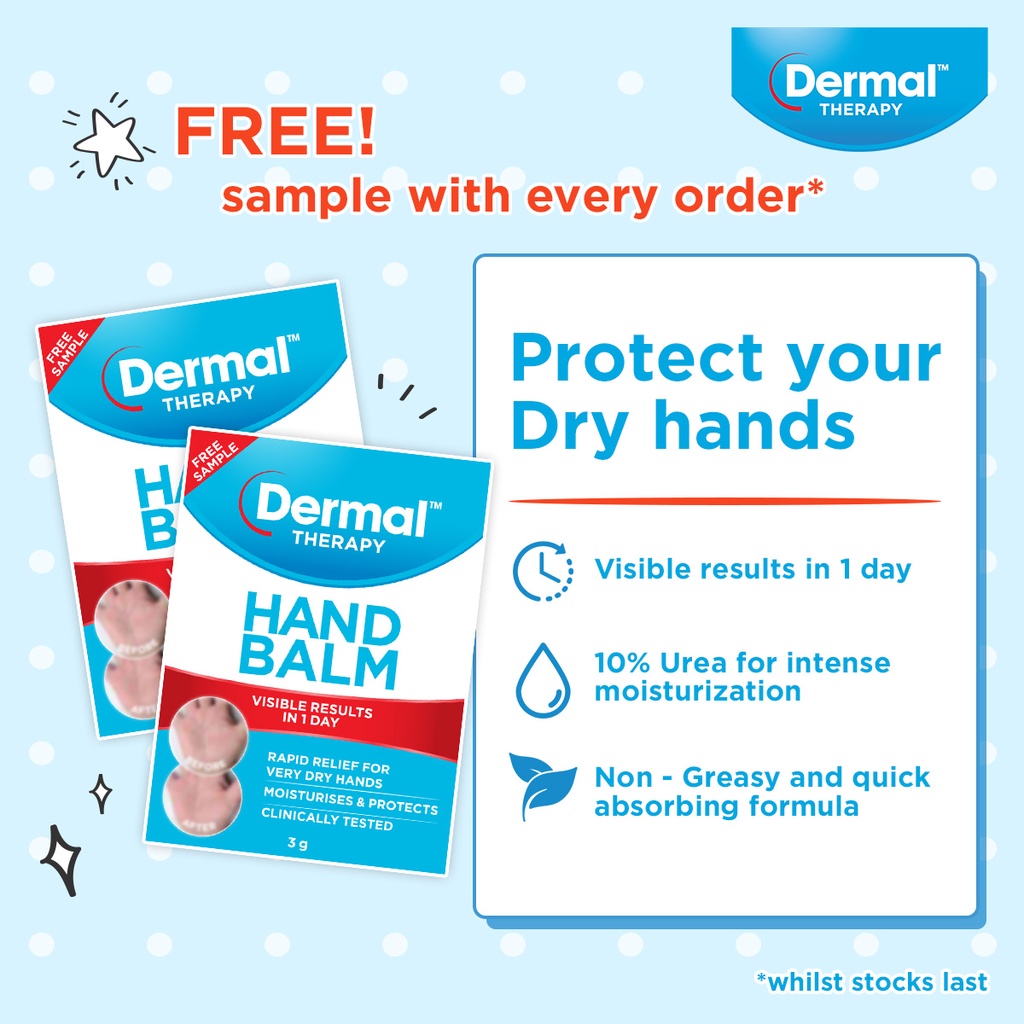 [Free Gift] Dermal Therapy Hand Balm Sachet Sample