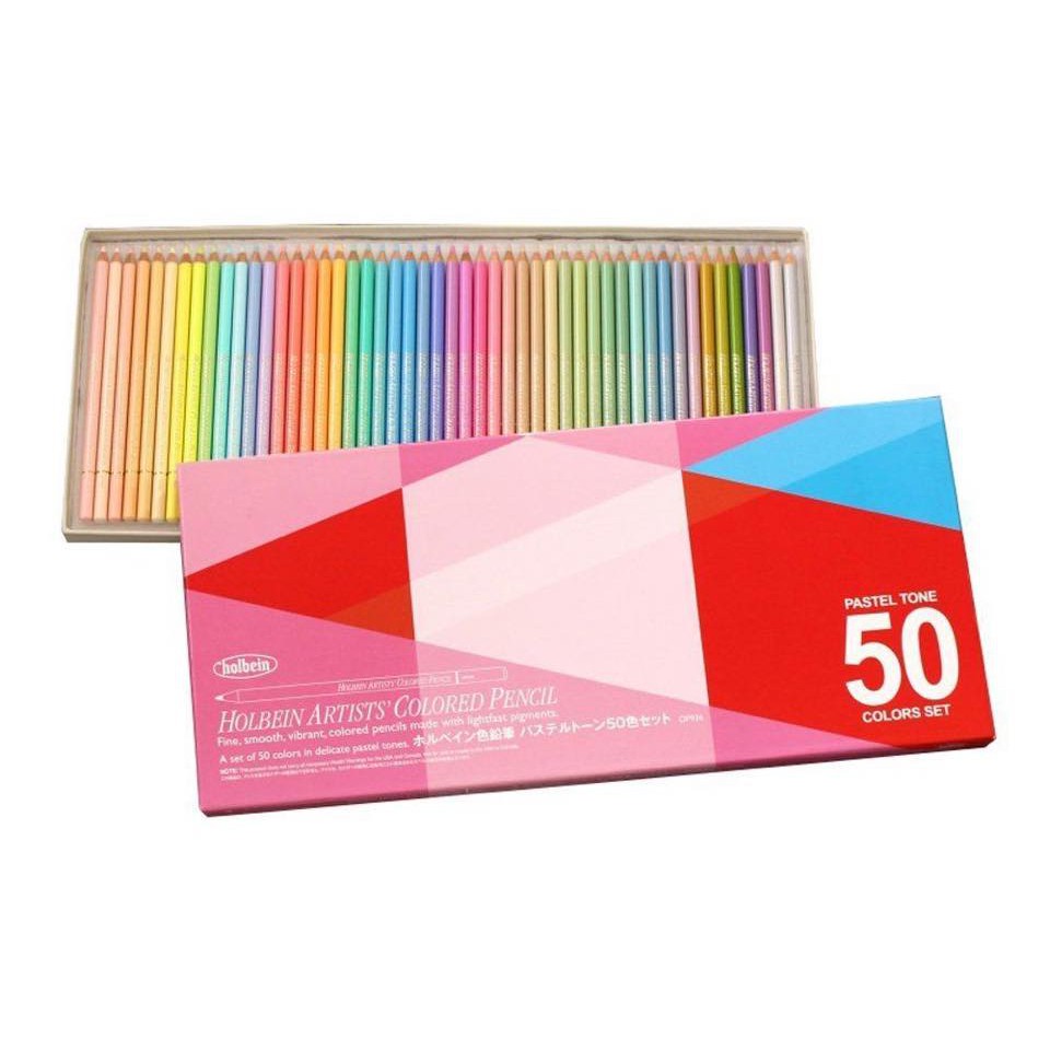 Holbein好賓色鉛筆50色包裝