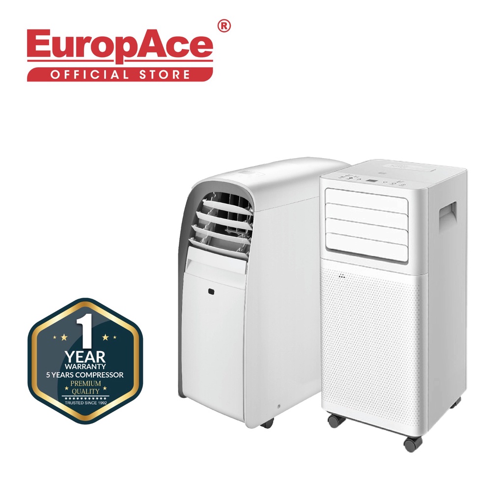 EuropAce 3-in-1 10k / 12k BTU Portable Aircon. EPAC 10V5  EPAC 12T3 - (Pre Order) Ships End Oct