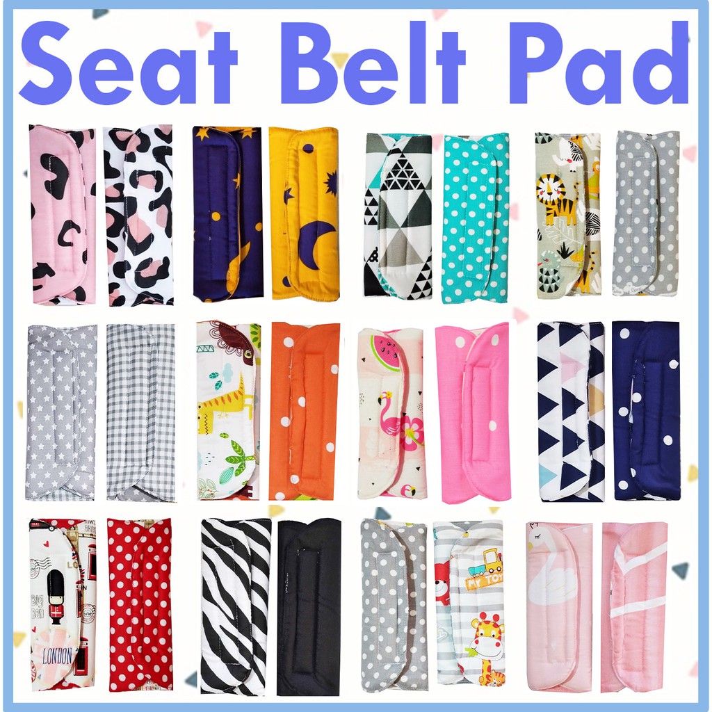 (2PCS - Right & LEFT) / 1 PAIR SEAT BELT PAD stroller SEAT BELT stroller base