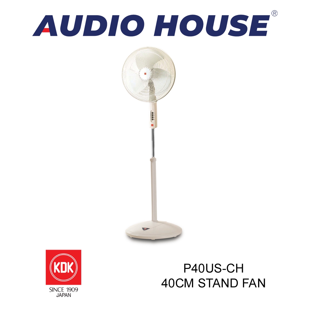 KDK P40US 40CM STAND FAN (CHAMPAGNE/WHITE)  ***1 YEAR WARRANTY***