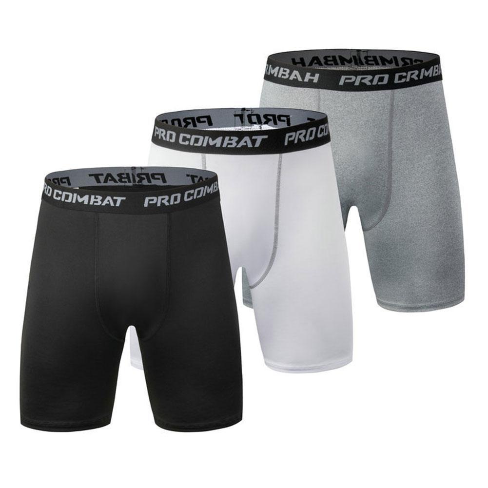 Running Shorts Men's Compression Sport Underwear Tights Sweatpants Fitness  Quick Dry Trunks2425