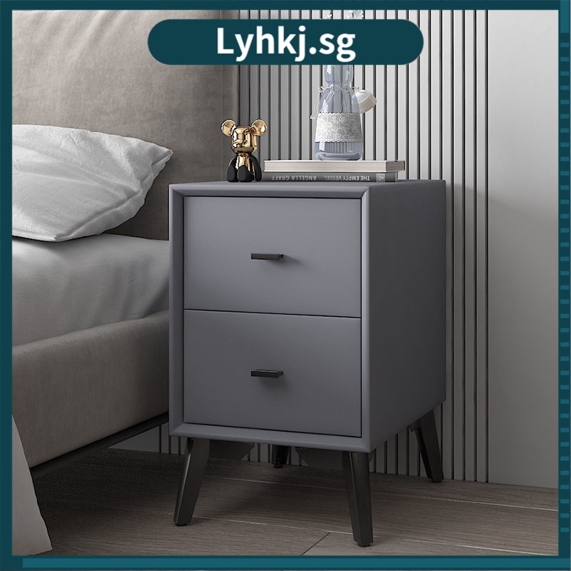 Lyhkj Ultra Narrow Bedside Table Bedroom Small Modern Simple Light Luxury Storage Cabinet Rock Board Mini Solid Wood Style 4u6k JA0F R4LP