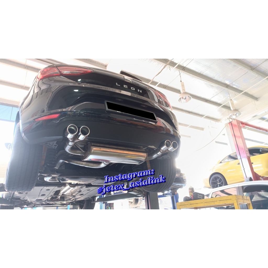 Seat Leon 1.2 (Jetex LTA approval quad tip catback system)