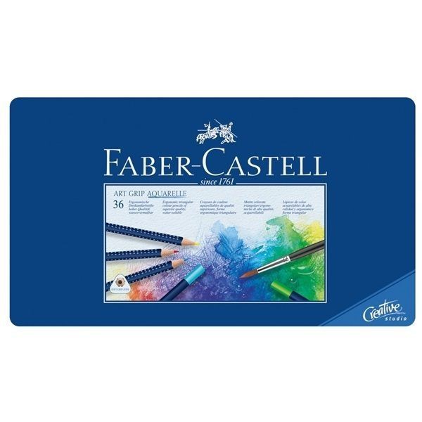 輝柏 Art Grip 36色藍盒水性色鉛筆產品包裝
