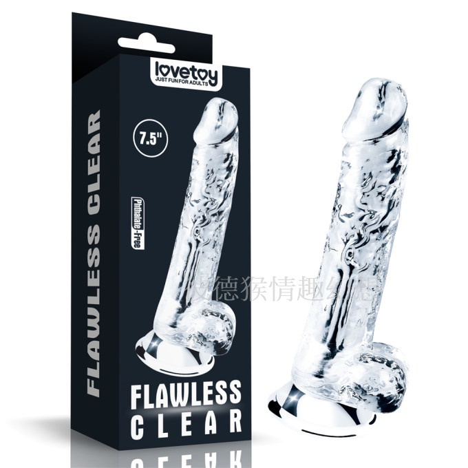 LOVETOY Flawless Clear Dildo 7.5