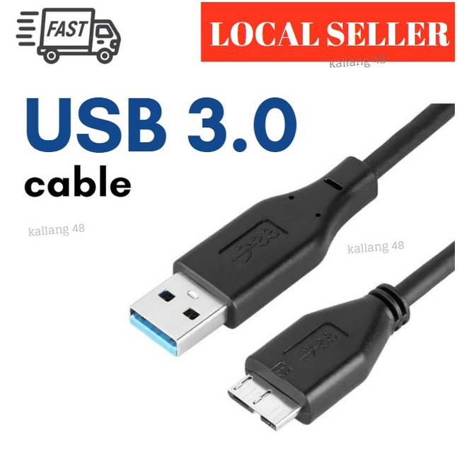 [PRO+GUARD] USB 3.0 Male A To Micro B Cable Cord for External Hard Disk Drive HDD Data Transfer Sata Enclosure