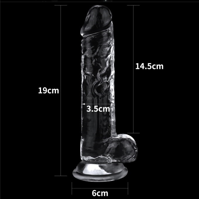 LOVETOY Flawless Clear Dildo 7.5