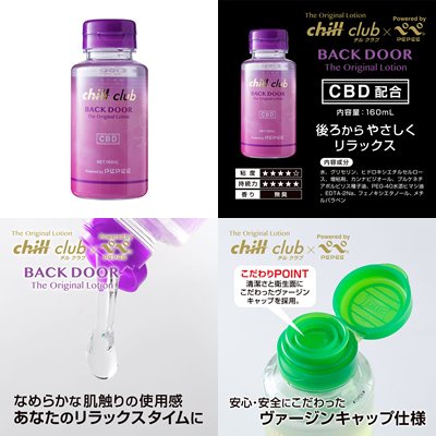 Chill Club原創潤滑液 RELAX BACKDOOR LADIES GENTLEMEN 160ml 水溶性潤滑液