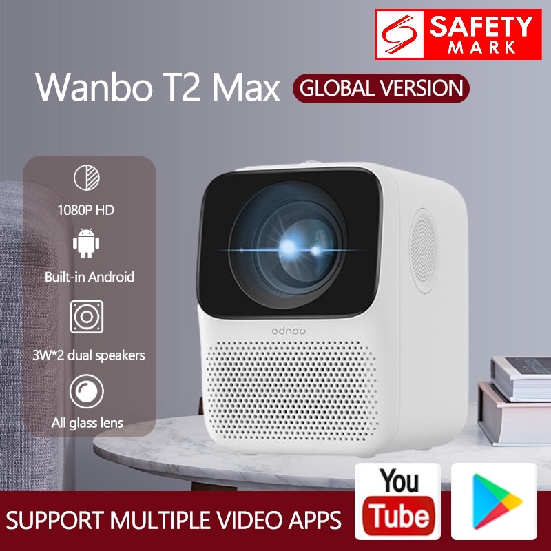 Official Global Version Wanbo T2 Max 1080P Projector