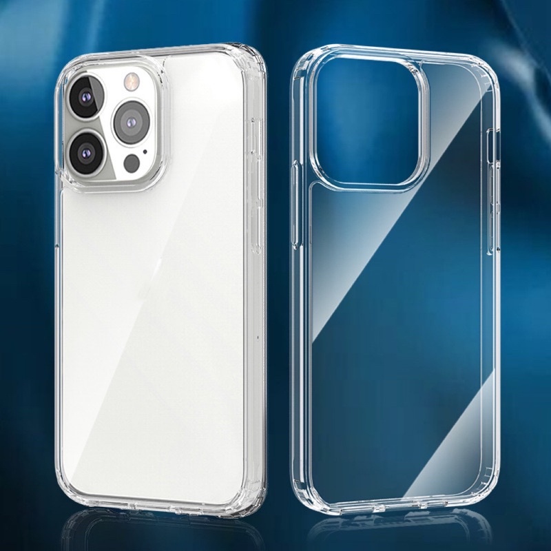 เคสใส สำหรับ iPhone รุ่นใหม่ล่าสุด ? TPU+PC ? เคสกันกระแทก รุ่น 14 Pro Max 13 Pro Max/12/11 pro/11/XS Max/XR/X|8/ 7 Plus