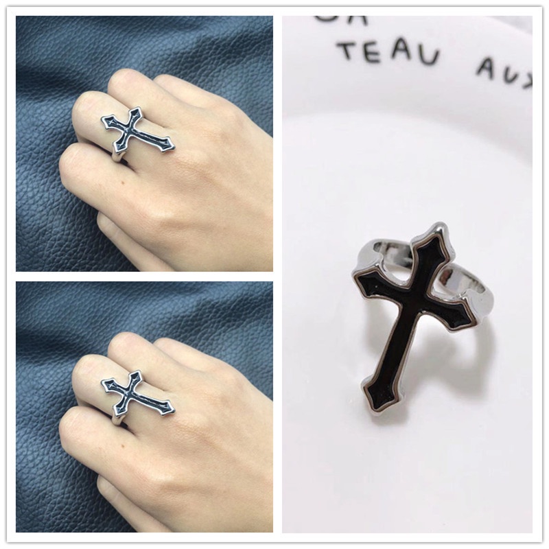 Men's Retro Demon Punk Skull Ring Adjustable Hip Hop Jewellery_voghion.com