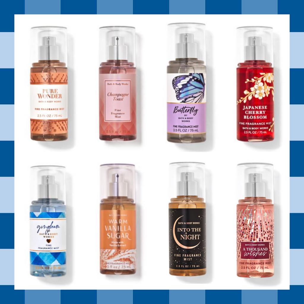 ✅️ Authentic ?Bath & Body Works Fragrance Mist Travel Size 88ml/75ml?