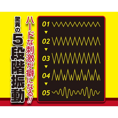 A-ONE 5頻震動波板形狀電動按摩棒【TYPE A】 前列腺按摩棒 ANASTICK BIG SILICONE 日本