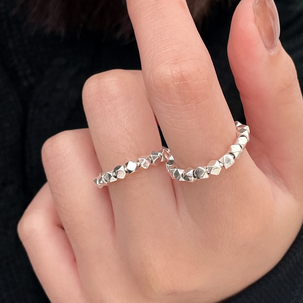 Anello geometrico placcato argento s925 anello aperto donna_voghion.com