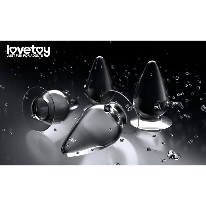 LOVETOY Flawless Clear Anal Plug 4.5