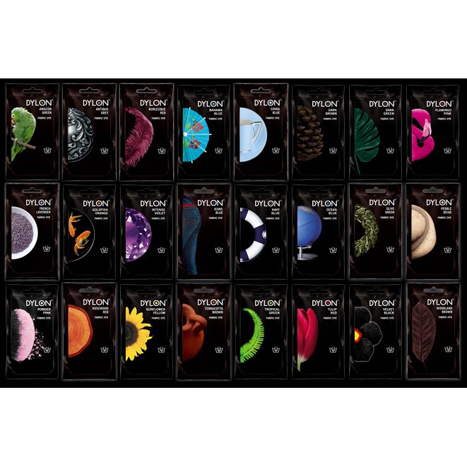DYLON 大龍溫水染料全系列色卡