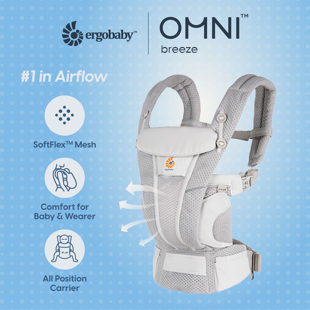 Ergobaby Omni Breeze Baby Carrier (12 Designs)