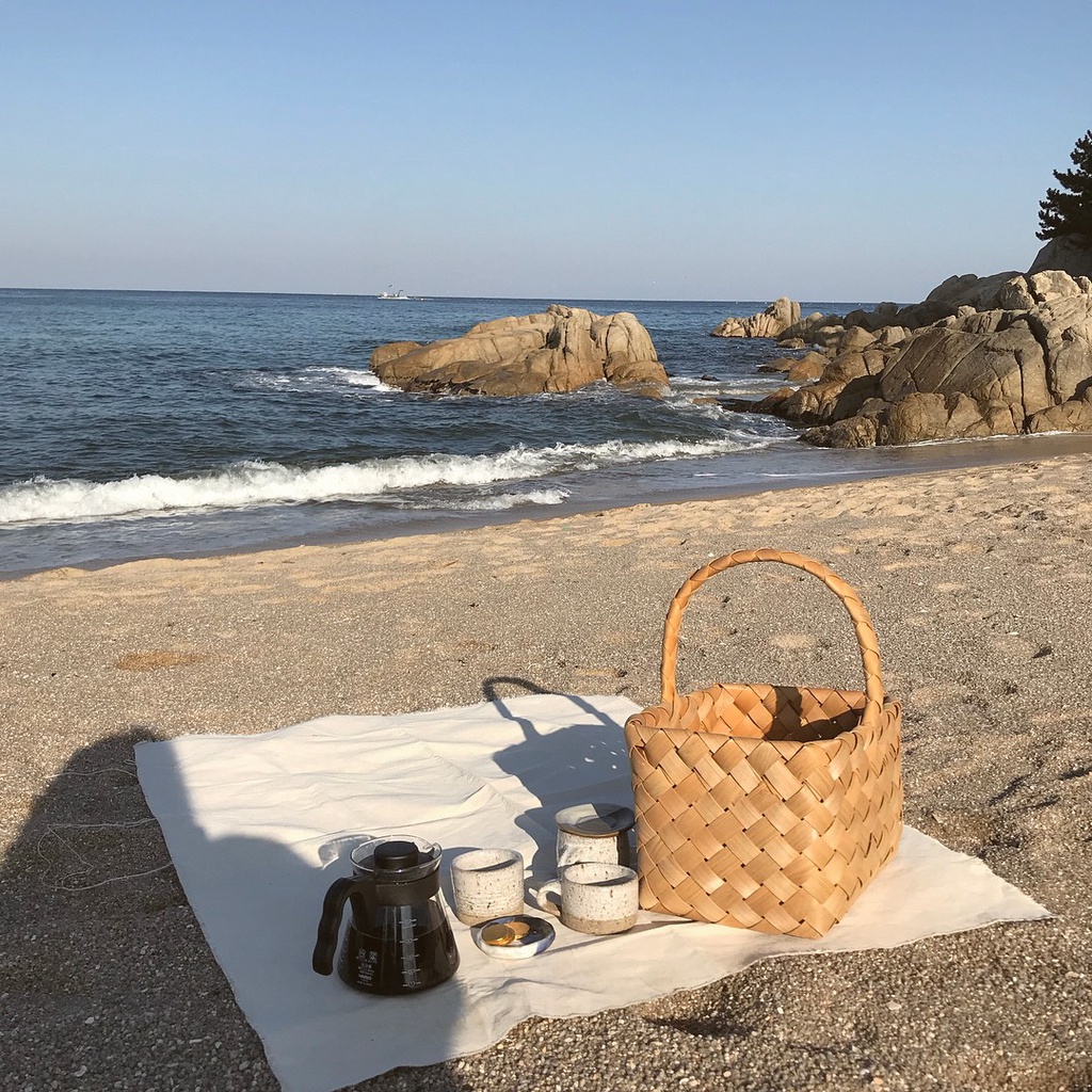 海邊沙灘墊 ins風野餐墊 純色野餐墊 戶外拍照  150*200野餐墊 沙灘墊 草地墊 戶外帳篷墊 地墊 棉麻野餐墊