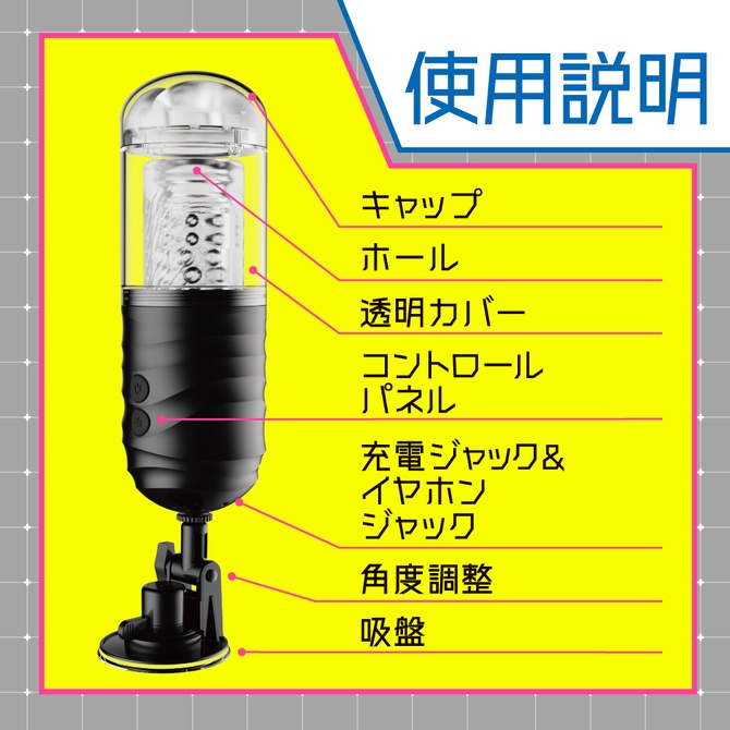 日本EXE 淫亂7頻回轉運動叫聲自慰器-4 普妮安娜電動飛機杯 4 ぷにあなロイド４