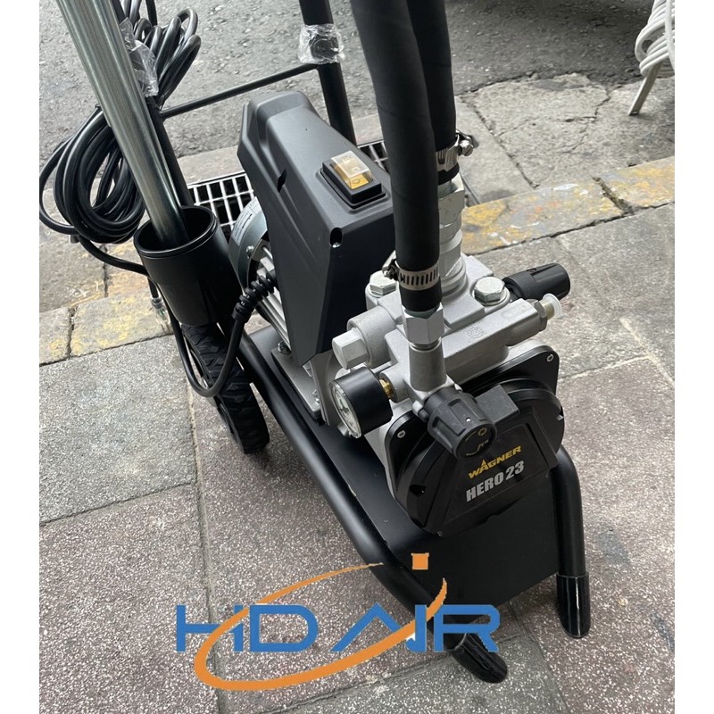 華格納 WAGNER HERO 23D隔膜式高壓無氣噴塗機 可噴彈泥 PU 防水漆 非全鋒GRACO 泰坦 商品圖片 3