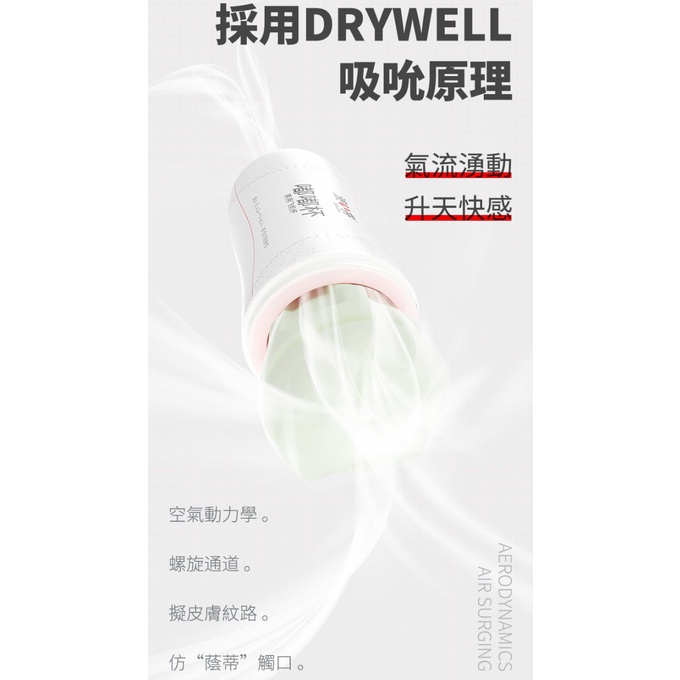 Drywell 涉い井 嘟嘟杯螺旋柔軟緊緻飛機杯 超‧立體 強韌綿延/輕柔交融自慰飛機杯