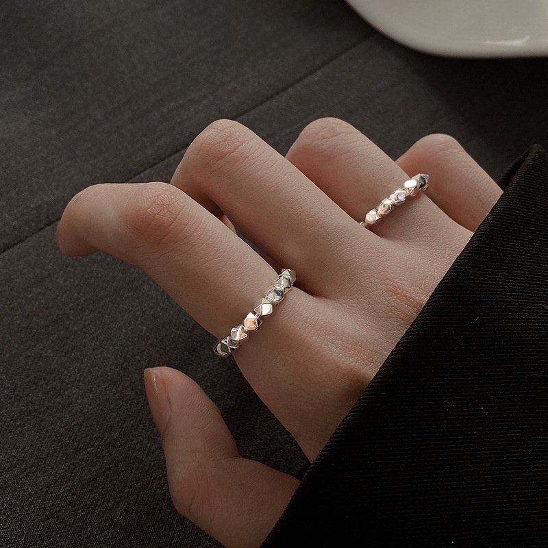 Anello geometrico placcato argento s925 anello aperto donna_voghion.com