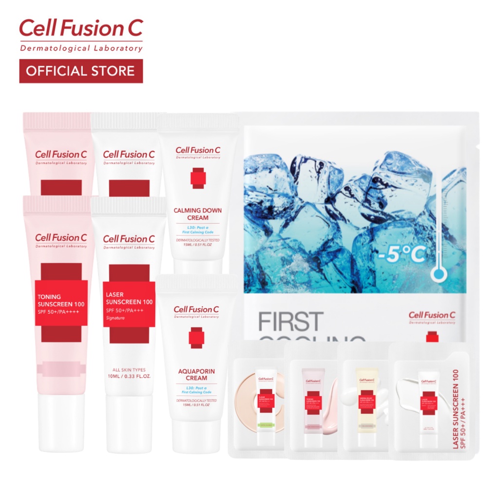 CELL FUSION C SENSITIVE SKINCARE POST α Trial Set