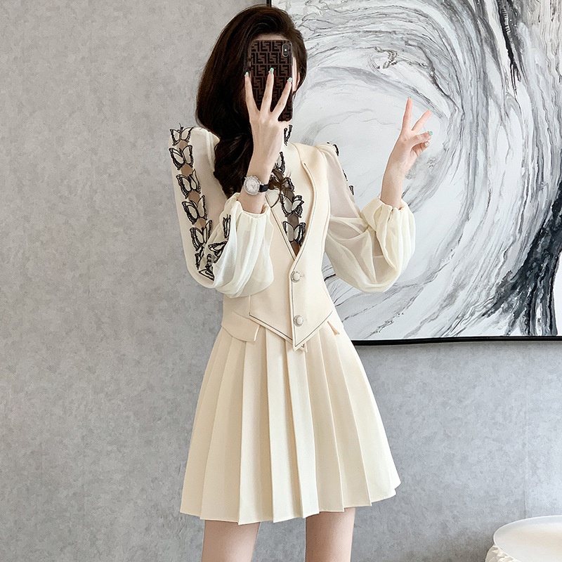 High-End Fashion Dress Classy Slim-Fit Banquet Office YAEA