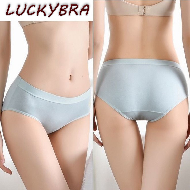 5 Pcs Set Low-Waist Antibacterial Cotton Panties (Ladies. Girls