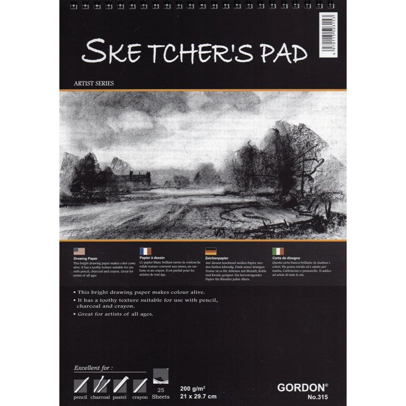 GORDON No.315 素描簿展示圖