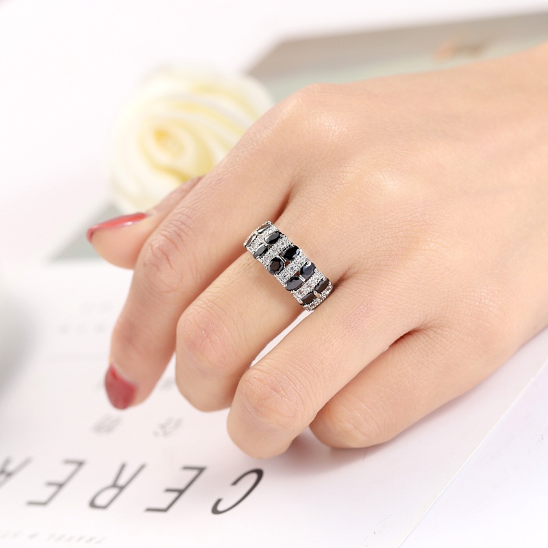 ins Lady Rainbow Crystal Ring Fashion Colorful Zircon Party wedding Ring Jewelry Gift_voghion.com