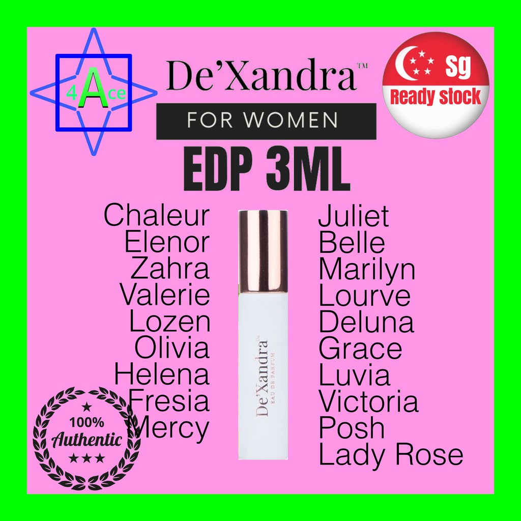 De'xandra Women Miniature Perfume For Her - 3ml - Dexandra ladies scent