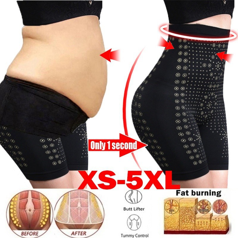 Plus Size Women Body Shaper High Waist Abdomen Shapewear Tummy