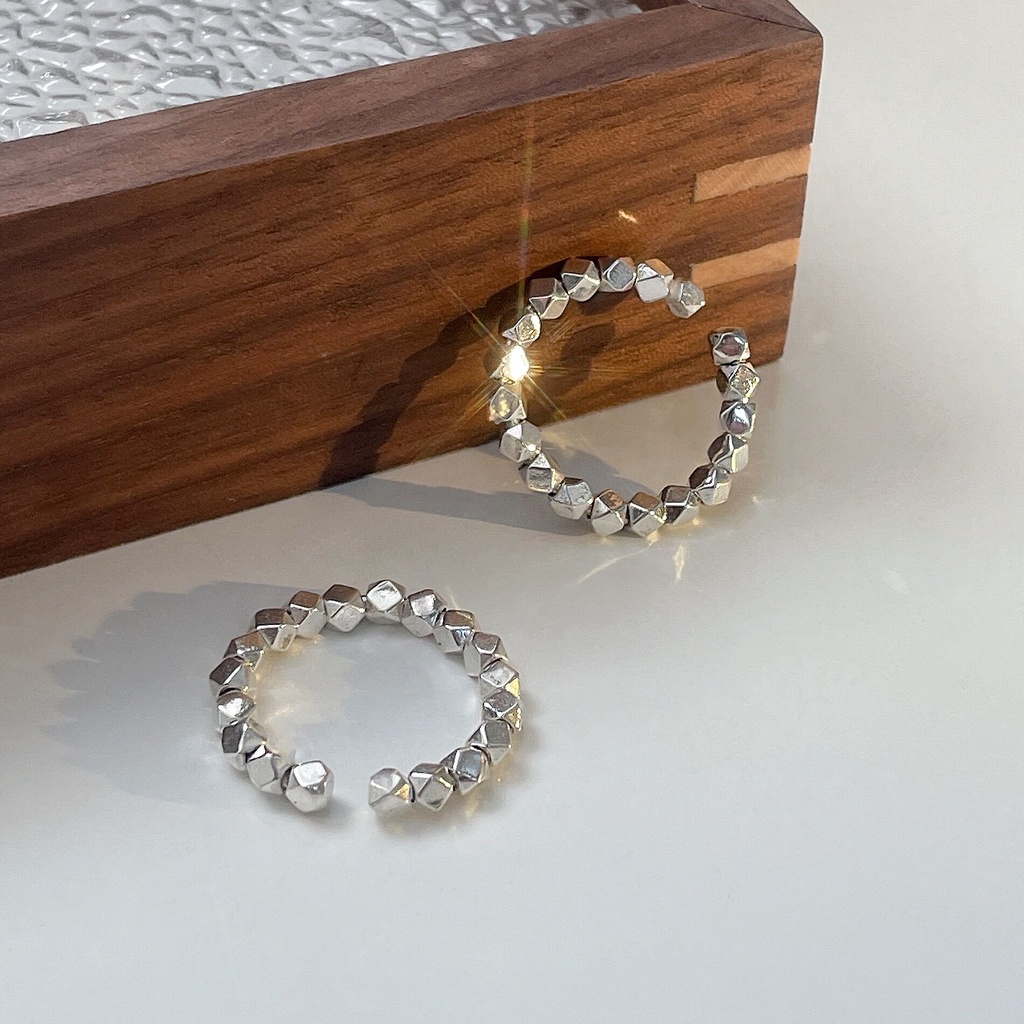 Anello geometrico placcato argento s925 anello aperto donna_voghion.com