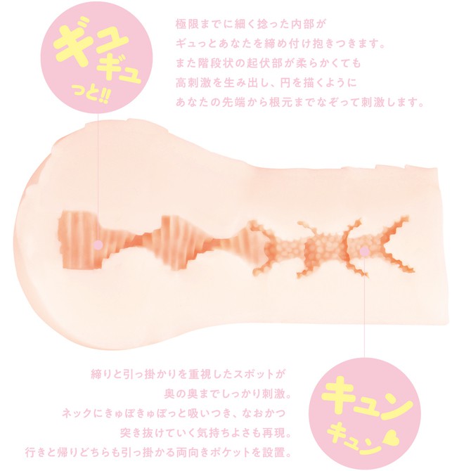 日本EXE UBU初心 雙重螺旋刺激男用自慰套 pxpxp タイムセール! 卡通動漫自慰器 初心少女緊縮包覆