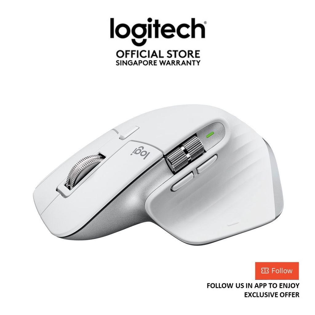 [Shopee Exclusive] Logitech Mx Master 3S For Mac Mouse Pale-Grey
