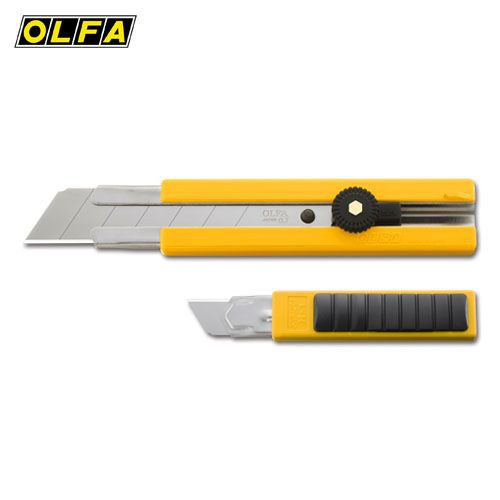 OLFA H-1 特大型美工刀 握柄細節與包裝